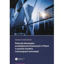 potencjał absorpcyjny przedsiębiorstw finansowych w polsce