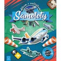 samoloty. album z naklejkami