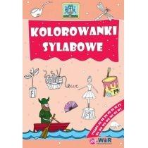 kolorowanki sylabowe. sylaby ze spółgłoskami f i w