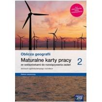 oblicza geografii 2. maturalne karty pracy dla liceum ogóln