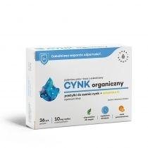 aura herbals cynk organiczny 10mg + witamina c - pastylki do