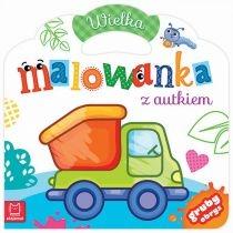 wielka malowanka z autkiem