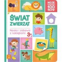 świat zwierząt. nauka i zabawa z naklejkami