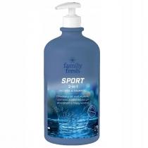 family fresh sport 2in1 shower & shampoo chłodzący żel po