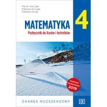 matematyka 4. liceum i technikum klasa 4. podręcznik. zakre