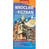 mapa wodoodporna rowerowa - wrocław/poznań