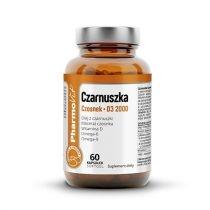 pharmovit czarnuszka czosnek + d3 2000 softgel - suplement d