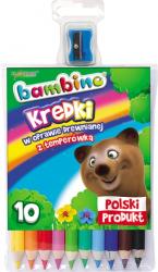 kredki bambino oł grube 10 kol+temper 0331 nn