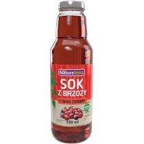 naturavena sok z brzozy o smaku żurawiny 750 ml