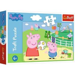 puzzle 60 zabawy w gronie przyjaciół świnka peppa 17356 -