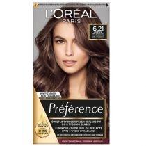 loreal paris preference farba do włosów 6.21 zurich 1 ml