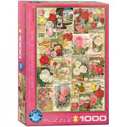 puzzle 1000 rose seed catalog covers 6000-0810 -