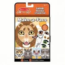 melissa & doug naklejki stwórz twarz safari