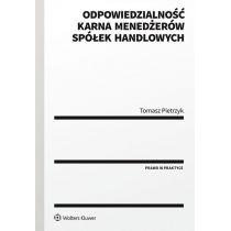 odpowiedzialność karna menedżerów spółek handlowych