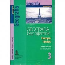 geografia bez tajemnic 3. europa i świat. zeszyt ćwiczeń