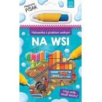 malowanka z pisakiem wodnym. na wsi