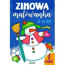 zimowa malowanka. 3-6 lat cz.1