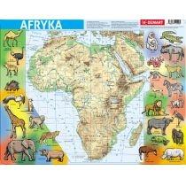 puzzle ramkowe 72 el. afryka mapa fizyczna demart