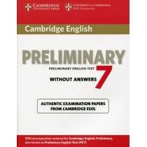 cambridge english preliminary 7 sb w/o ans