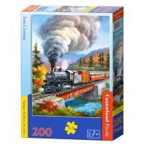 puzzle 200 el. pociąg castorland