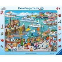 puzzle ramkowe 24 el. dzień w porcie ravensburger