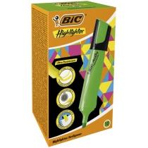 bic zakreślacz flat zielony 10 szt.