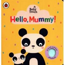 baby touch hello mummy