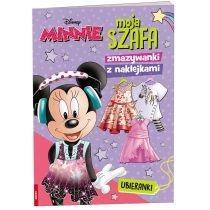 minnie. moja szafa. zmazywanki z naklejkami