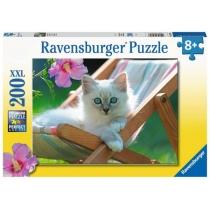 puzzle 200 el. zdjęcie kota ravensburger