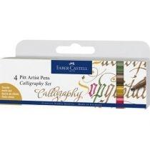 faber-castell zestaw do kaligrafii 4 kolory