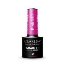 claresa soak off uv/led pink lakier hybrydowy 540 5 g