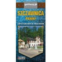 mapa kieszonkowa - szczawnica, pieniny