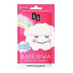 chmurka bąbelkowa maska do twarzy nawilżająca 8ml