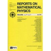 reports on mathematical physics 77/3 2016 kraj