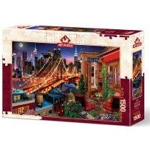 puzzle 1500 el. nowy york, widok na taras artpuzzle