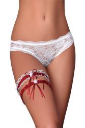 livia corsetti garter set maroon podwiązki - 2 szt.