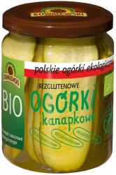 ogórki konserwowe krojone kanapkowe bezglutenowe bio 540 ml