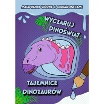 malowanka wodna a4 tajemnice dinozaurów