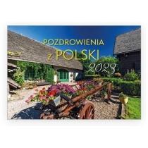 kalendarz 2023 ścienny - pozdrowienia z polski