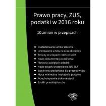 prawo pracy, zus, podatki w 2016 roku