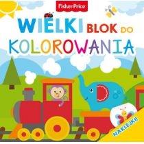 fisher price. wielki blok do kolorowania