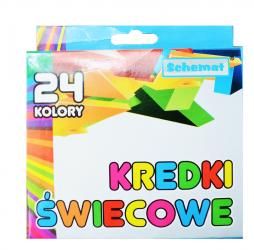 kredki świecowe 24 kol [24] 0458