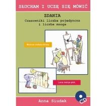 zdania. czasowniki, liczba pojedyncza i liczba mnoga. słuch