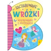 kolorowanka z motylkiem. zaczarowane wróżki