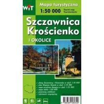 mapa tur. - szczawnica, krościenko... 1:50 000