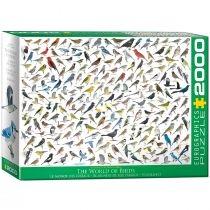 puzzle 2000 el. the world of birds 8220-0821 eurographics