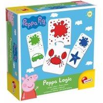 puzzle peppa logic. pierwsze kolory lisciani