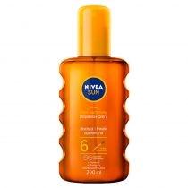 nivea sun olejek karotenowy do opalania w spray'u spf6 200 m