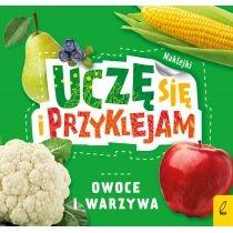 uczę się i przyklejam. owoce i warzywa