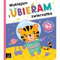 wyklejam i ubieram zwierzątka 4+. zabawa dla malucha z nakl